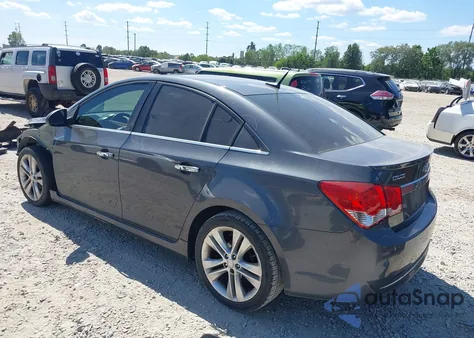 2013 Chevrolet Cruze Ltz из США, поврежденный, VIN 1G1PG5SBXD7192751